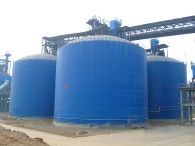 越城水泥钢板库改造